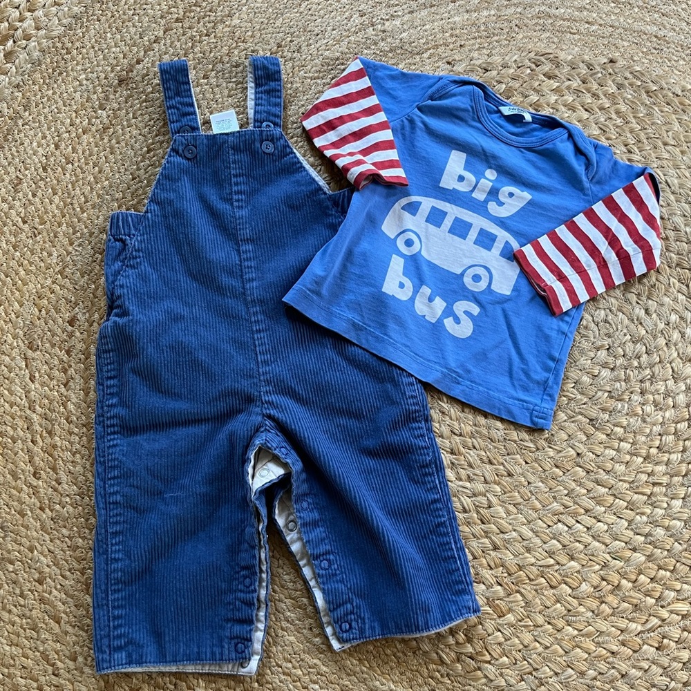Mini Boden/Gap Outfit, 6-12 mos.